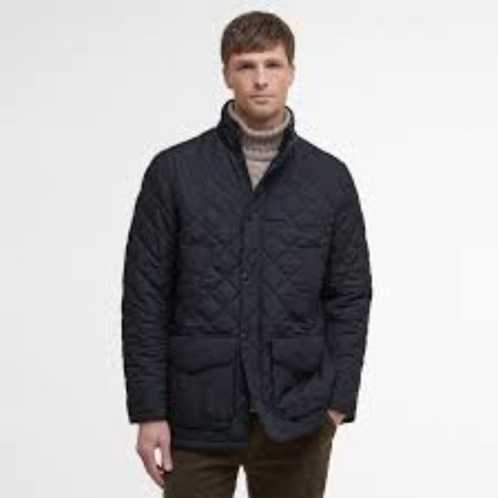 Barbour Devon Quilted Jacket Black XL